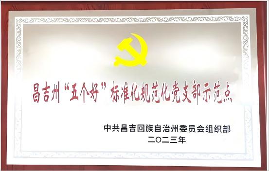 昌吉州“五个好”标准化规范化党支部示范点